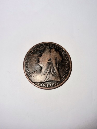 One penny coin - one,