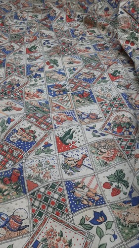 Vintage cotton fabric remnants