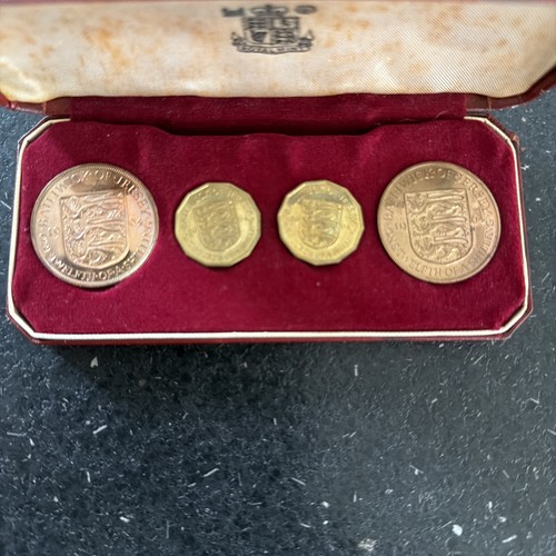 Jersey 1964 coin proof set - jersey, 4