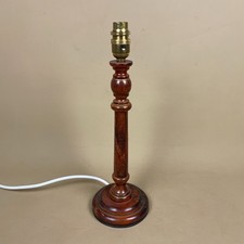 Wood Lamp Round Wooden Base