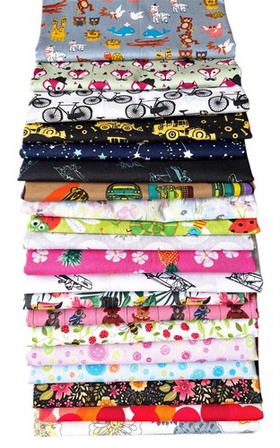 Bundle 100 cotton fabric - fabric, 19