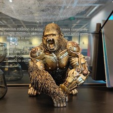Steampunk Angry Gorilla Statue