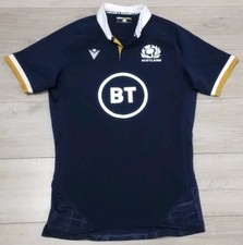 Scotland Rugby Home Shirt 2020/2021 - Macron XL Pro Player Match Jersey GPS Top
