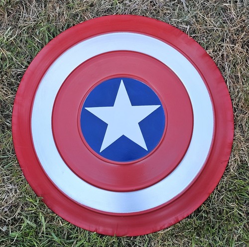 Captain america shield - shield, metal