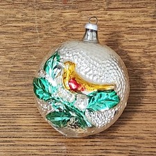 VTG Embossed Partridge Pear