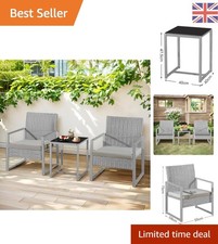 Chic Outdoor Bistro Set with 2