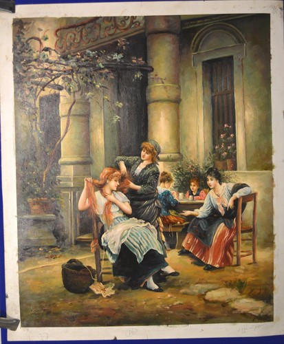 Hand painted oil painting - painted,