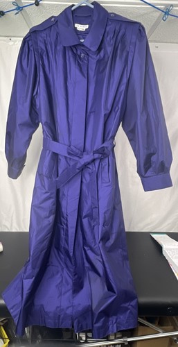 Liz thomas purple trench coat - liz,