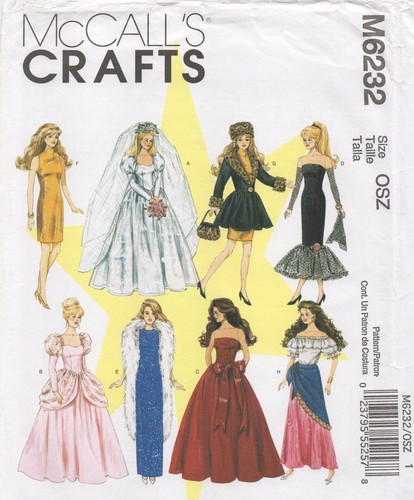 Mccalls sewing pattern - mccalls, 6232