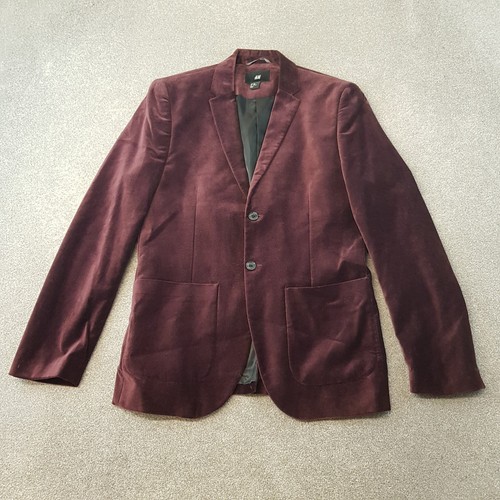 Mens jacket 40r burgundy - mens,