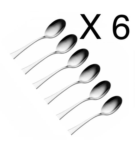 6pcs teaspoons stainless steel - teaspoons,