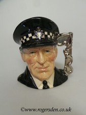 Royal Doulton  Small Character Jug The Policeman D6852