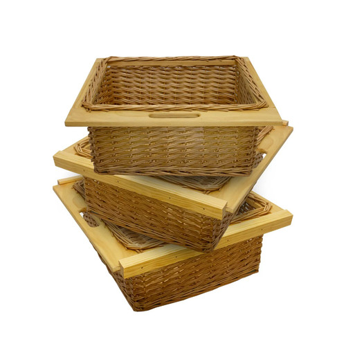 Pull out wicker baskets - out,