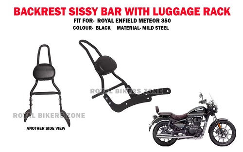 Black sissy bar - bar, backrest