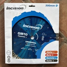 Disc Cutter Diamond Blade 300mm Incision GM20 Universal