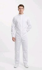 White unisex boiler suit - white,