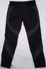 Sweaty Betty 'The Power' Leggings Black Mesh Panels size M sports wear yoga gym