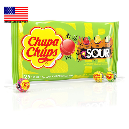 Chupa sour fruit lollipop - sour,