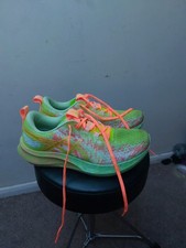 ASICS Men's Noosa Tri 16 Running Shoes Size 9 UK Neon Green Orange Trainers