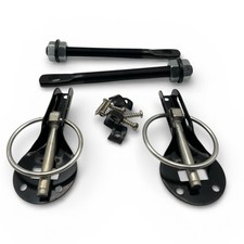 Black  Alloy Bonnet Pin Set