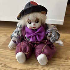 Porcelain Clown Doll Vintage