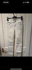 Zara White Jeans Size 8