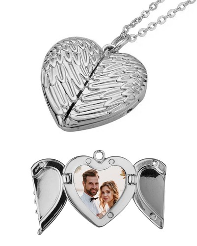 Personalised heart necklace - personalised,