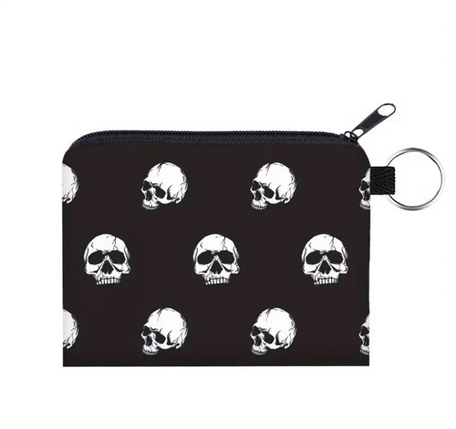 Portable coin purse skull - portable,