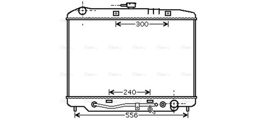 Ava coolant radiator - ava, ol2180