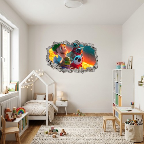 The super mario wall - 3d,