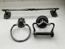 Vintage Amerock Carriage House Toilet Paper  Holder /Towel  Bar/Towel Ring 