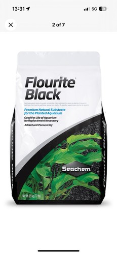 Seachem flourite black clay - flourite,