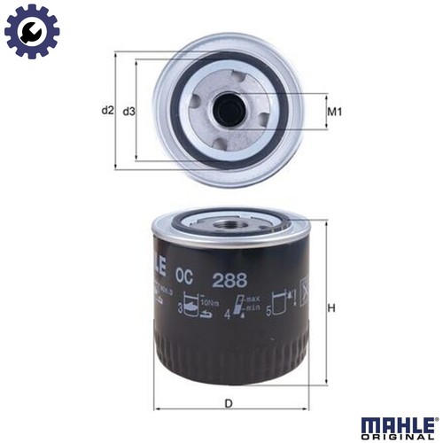 Oil filter 288 for - oc,