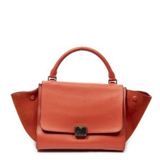 Celine Red Small Trapeze