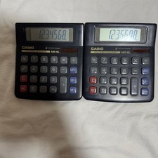 Casio MS-8L calculator solar operated battery working 