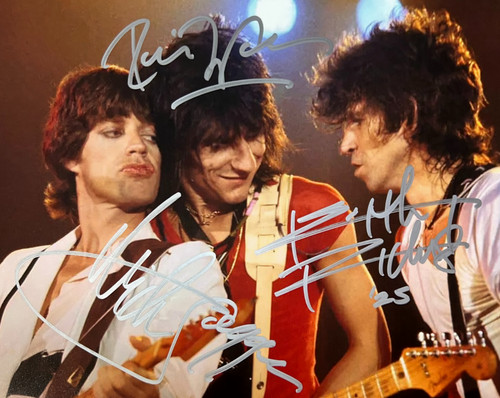 Rolling stones signed 8x10 - rolling, 8x10"