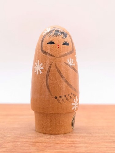 Ki1348 vintage kokeshi small - kokeshi,