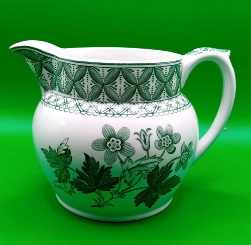 Spode geranium green pint - geranium,
