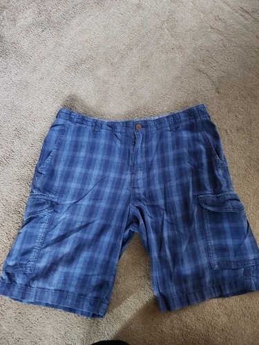 Mens chequered shorts 36 - mens,