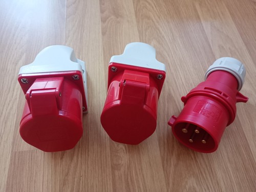 Amp pin 415v red socket - pin,