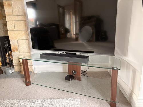 Glass shelved corner - corner, stand