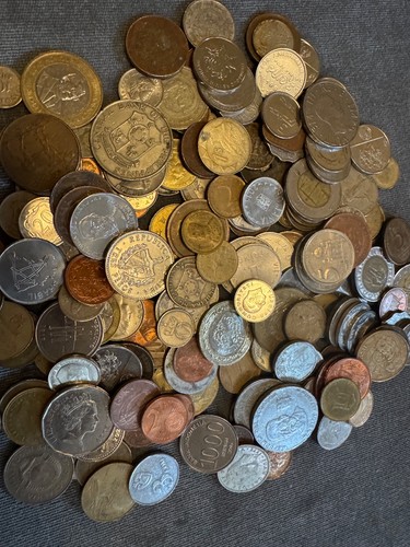 Vintage mixed world coin - vintage,