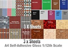 3X Sheets of Self-adhesive