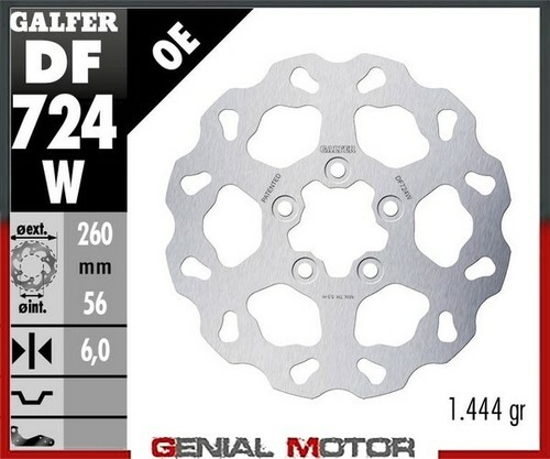 Galfer rear brake disc wave - galfer,