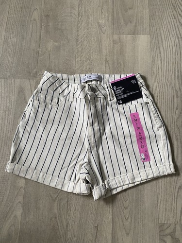 Womens white and blue stripe