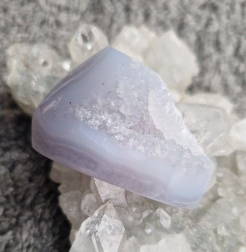 Beautiful blue lace - blue, agate