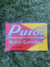 Vintage Purol Gasoline Enamel