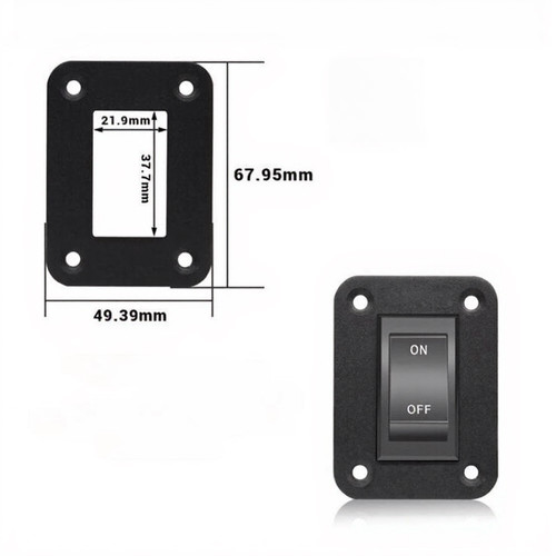 Black 12v 20a pin switch - 12v,
