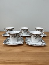 Luxury Vintage Arabic & European Style Tea Coffee Cup Set - 6 Cups & 6 Saucers