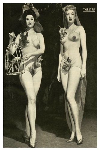 Vintage burlesque theater - vintage,